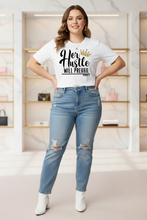 Load image into Gallery viewer, Her Hustle Shirt – Empowering Graphic Tee for Women