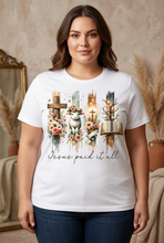 Load image into Gallery viewer, Jesus Paid It All Cross Tee