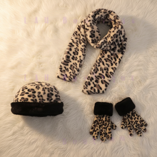 Load image into Gallery viewer, Kids Leopard Fleece Set