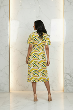 Load image into Gallery viewer, Flowy Printed Midi Dress
