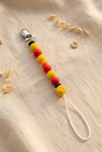 Load image into Gallery viewer, Baby Pacifier Clip – BPA-Free Silicone Beaded Holder with Safety Clip
