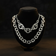 Load image into Gallery viewer, Double Layer Link Necklace | Gold &amp; Silver
